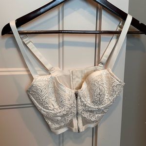 Victoria’s Secret lined denim buste